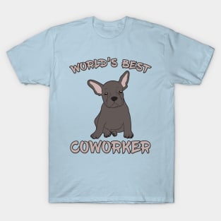 French Bulldog World's Best Coworker WFH T-Shirt